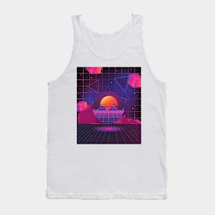 Synthwave Aesthetic Tank Top